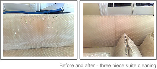 Suite cleaning before and after